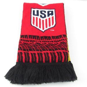USA Continental Scarf Winter "One Nation One Team" Yellow/Black/Red